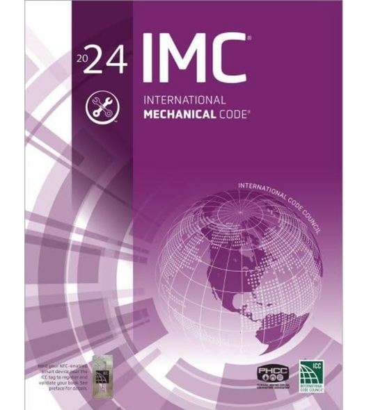 2024 International Mechanical Code , IMC 2024 ISBN: 9781959851769