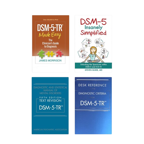 DSM-5-TR Simplified Reference Set – Quick Guide to Mental Health Diagnoses, ISBN: 978-0890425763, 978-0890425756