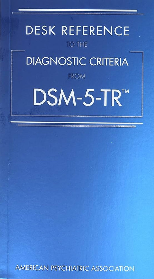 DSM-5-TR Desk Reference book