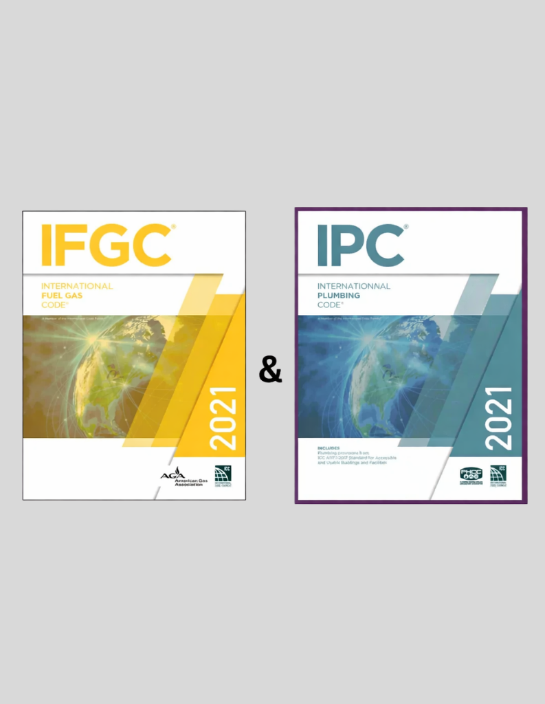 IFGC & IPC 2021 Fuel Gas & Plumbing Code Bundle