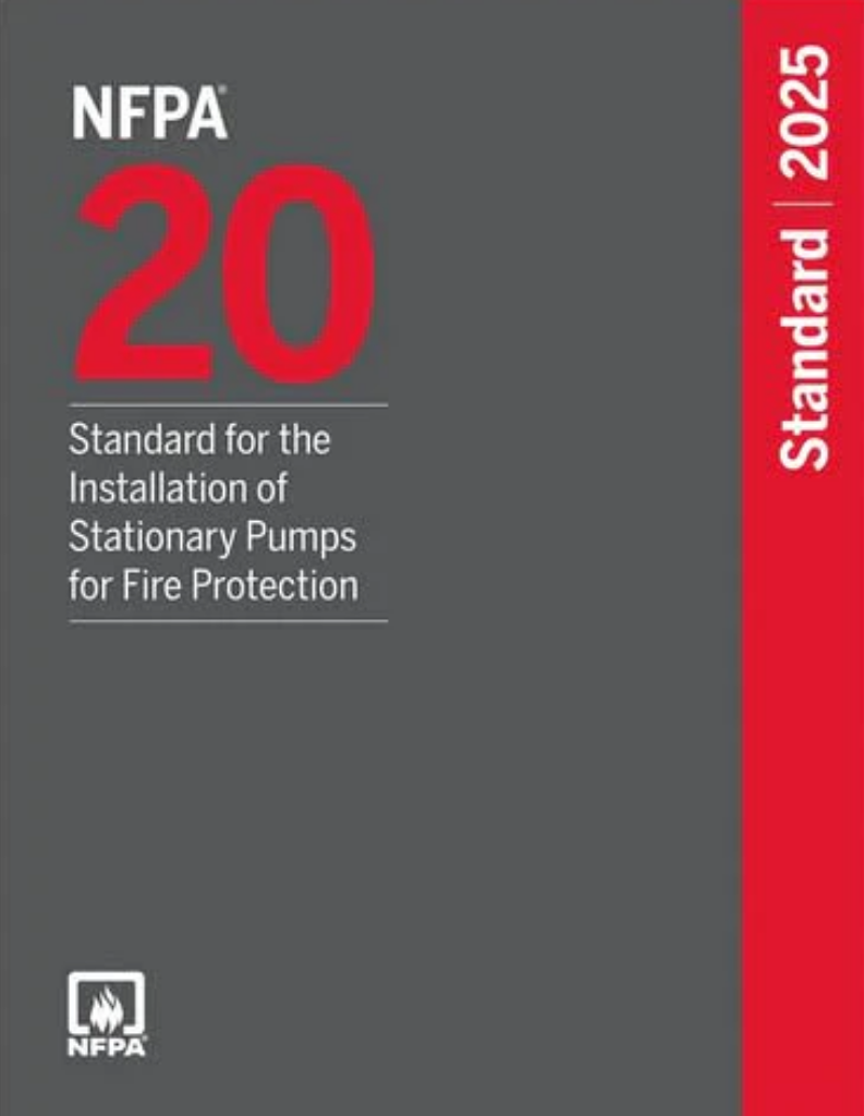 2025 NFPA 20 Stationary Pumps Fire Protection