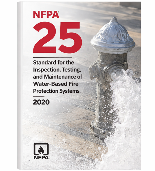 2020 NFPA 25 Standard for the Inspection, Testing, and Maintenance of Water-Based Fire Protection Systems, ISBN: 978-1455923908