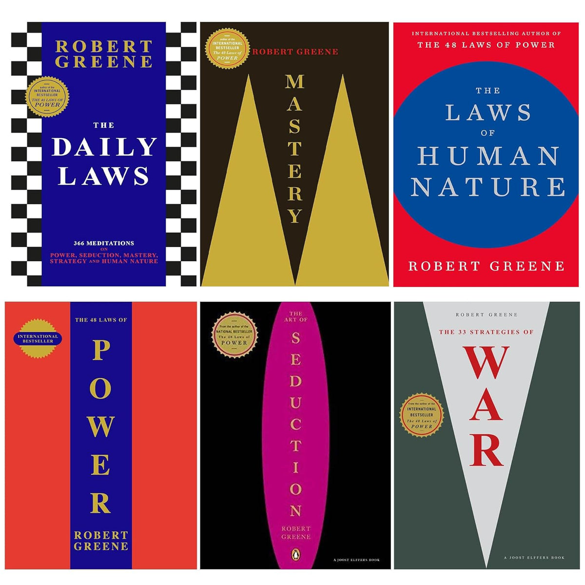Robert Greene 6-Book Collection Set