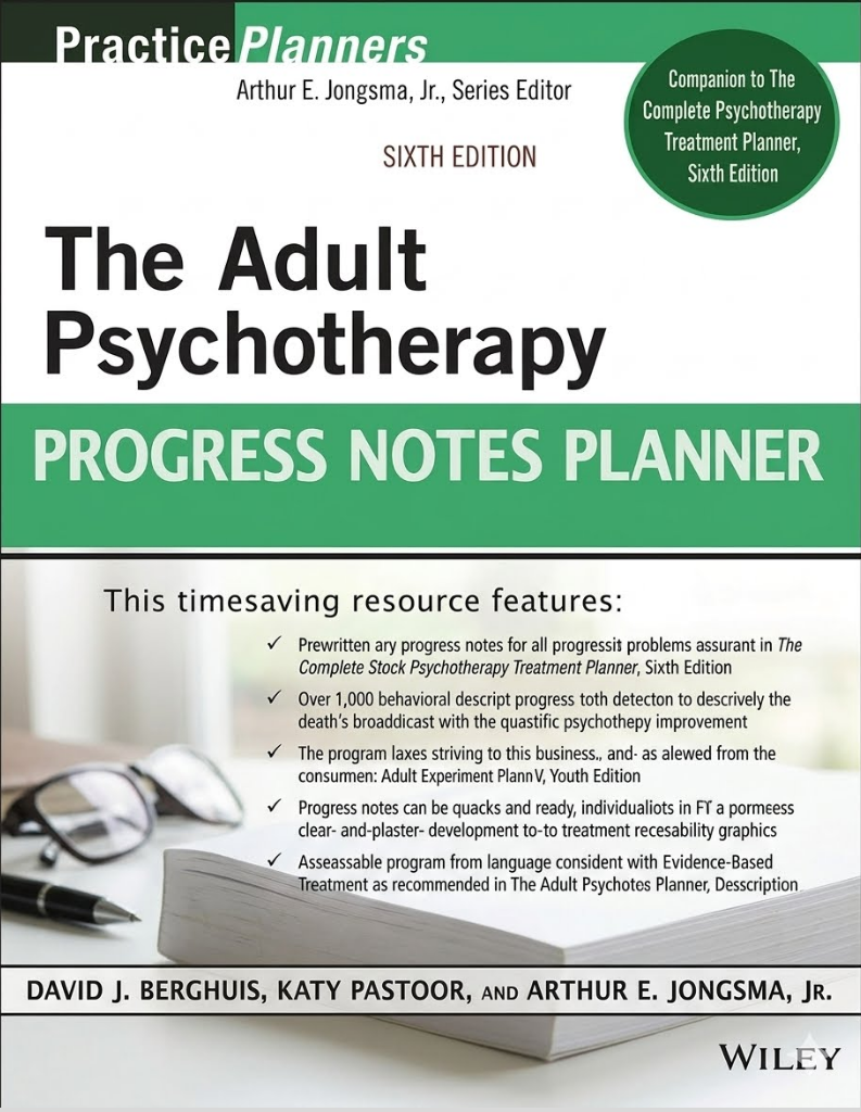 The Adult Psychotherapy Progress Notes Planner (PracticePlanners) 6th Edition ISBN: 9781119691181