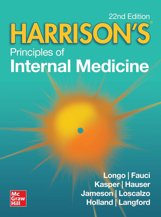 Harrison's Principles of Internal Medicine, Twenty-Second Edition (Vol.1 & Vol.2) 22nd ISBN - 9781265979317