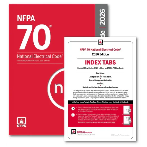 NFPA 70, National Electrical Code NEC 2026 Spiralbound, ISBN- 978-1455932214