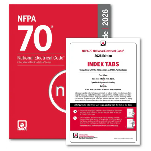 NFPA 70 2026 National Electrical Code, ISBN: 978-1455932207