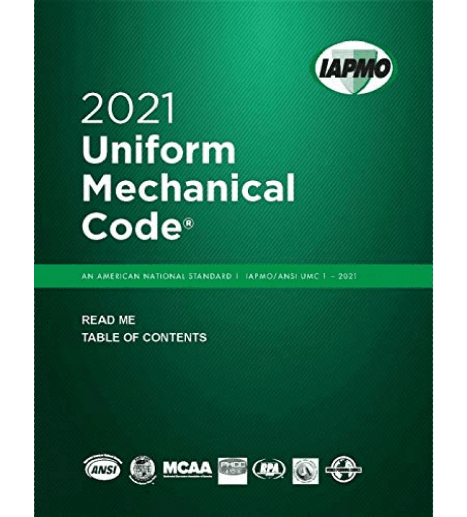 2021 UMC Uniform Mechanical Code book