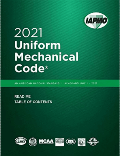 2021 Uniform Mechanical Code UMC