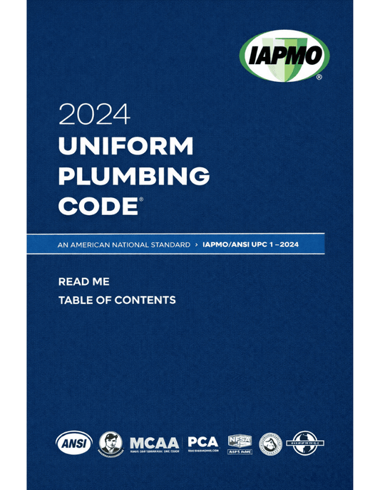 2024 UPC Uniform Plumbing Code reference