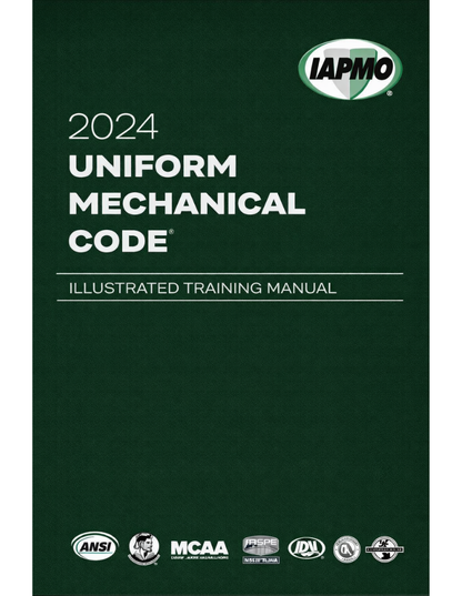 2024 Uniform Mechanical Code Training Manual