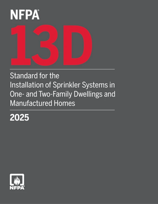 2025 NFPA 13D Sprinkler Systems Dwellings Home