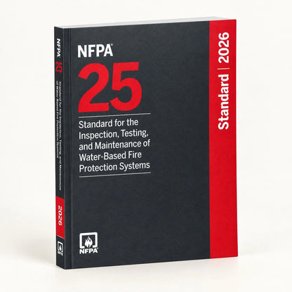 2026 NFPA 25 fire protection inspection testing and maintenance code book