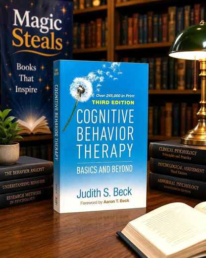 Cognitive Behavior Therapy: Basics and Beyond book in a clinical psychology study setting.