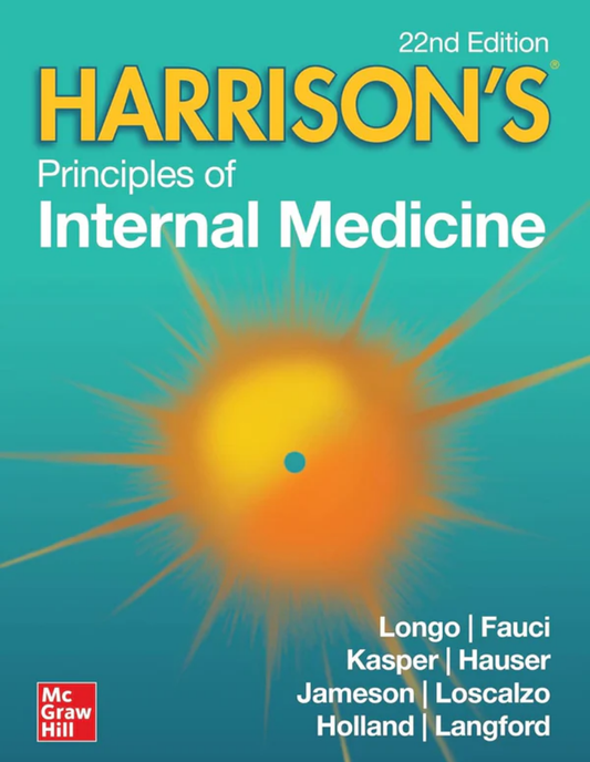 Harrison's Principles of Internal Medicine, Twenty-Second Edition (Vol.1 & Vol.2) 22nd ISBN - 9781265979317