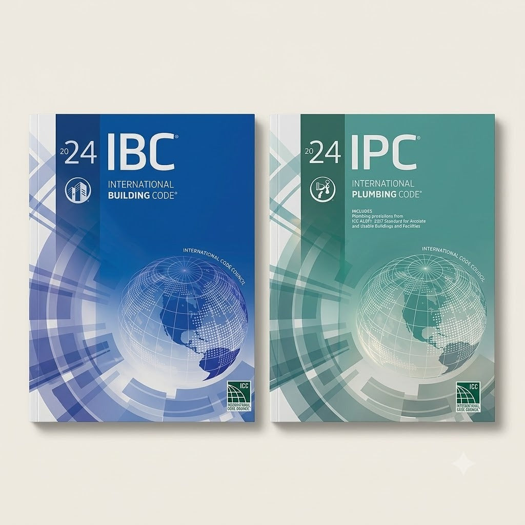 IBC IPC 2024 Building and Plumbing Code Bundle