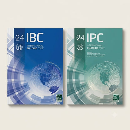 IBC IPC 2024 Building and Plumbing Code Bundle