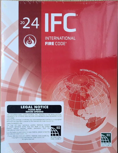 2024 International Fire Code, IFC 2024, ISBN - 978-1959851660