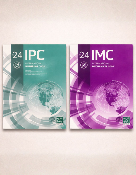 IPC 2024 + IMC 2024 ICC CODE SERIES, ISBN: 978-1959851738, 978-1959851769