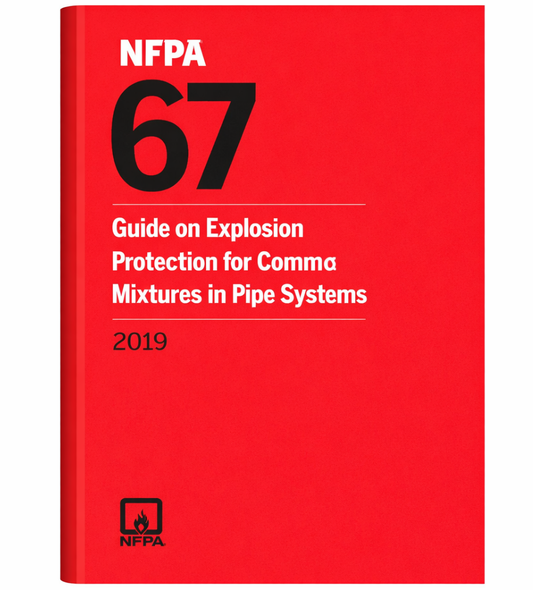 2019 NFPA 67 Guide on Explosion Protection for Gaseous Mixtures in Pipe Systems