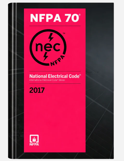 2017 NFPA 70 National Electrical Code 2017, ISBN: 978-1455928682