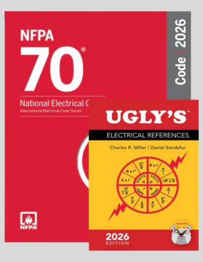 NEC 2026 + Ugly's Electrical References Combo