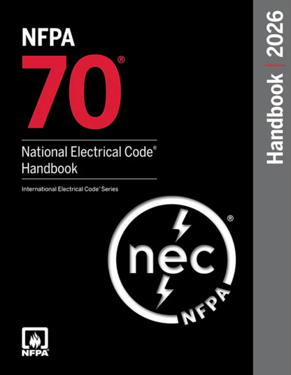 National Electrical Code 2026 Handbook, NEC 2026, ISBN - 978-1455931705
