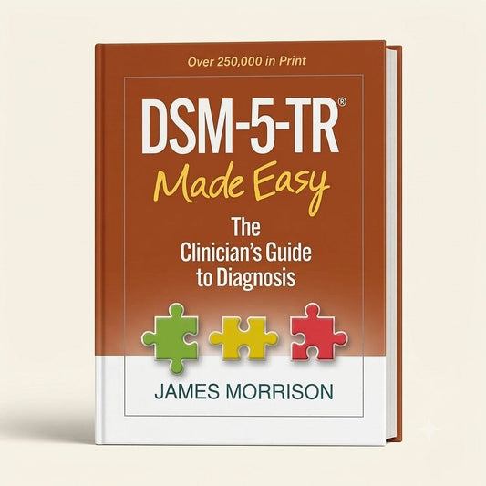 DSM-5-TR Made Easy Hardcover Mental Health Reference Book
